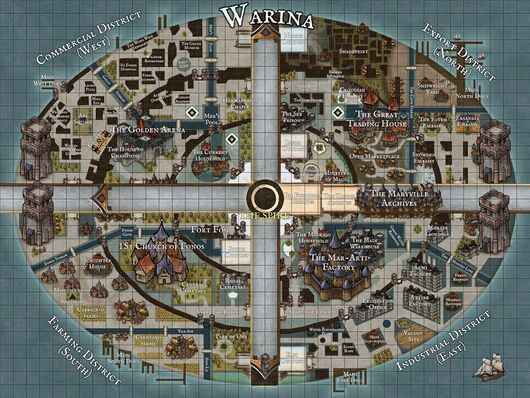 A The map of Afersis